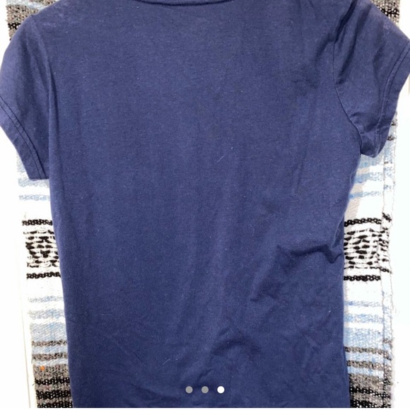 Navy blue Minnesota twins v neck t shirt - Picture 3 of 3